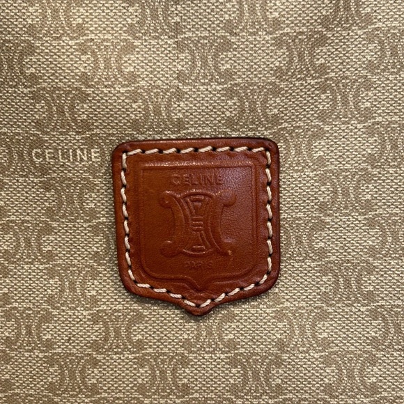 Celine Beige Macadam small tote - Picture 7 of 10